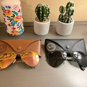 2x Ray-ban aviators